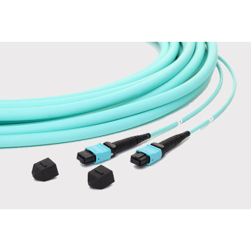 Puente MTP MPO a 0.9mm, 2.0mm, 3.0mm Simplex LC Om3 MPO Patch Cord